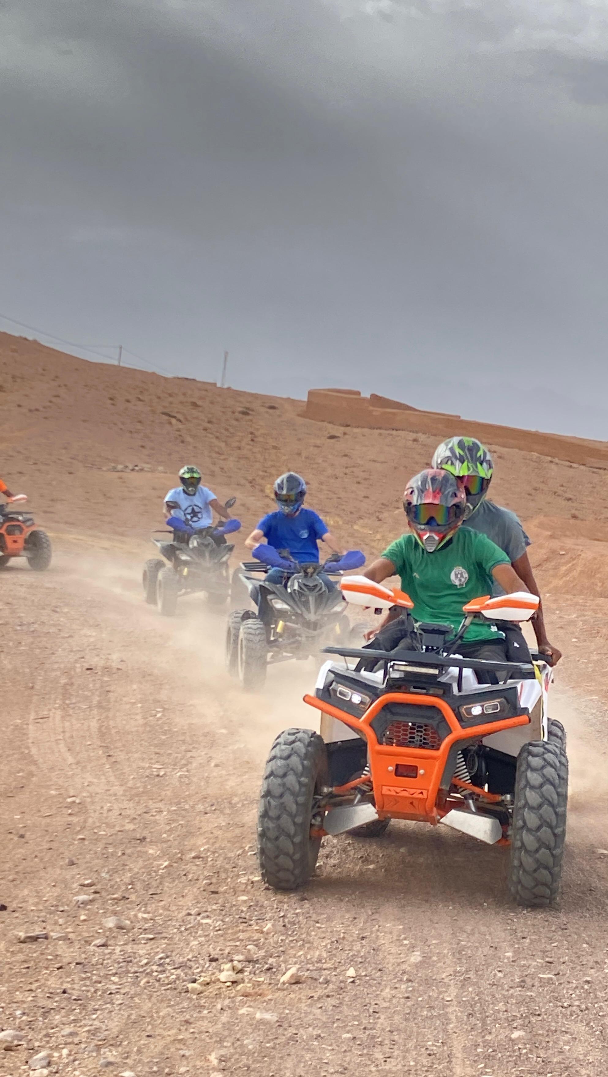 Navigating rocky trails