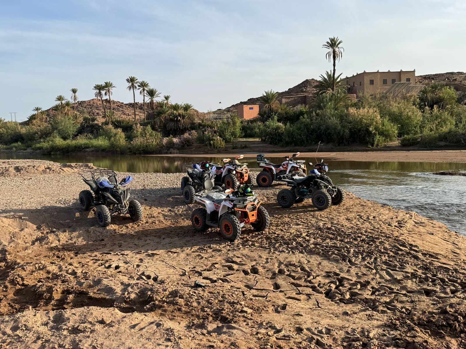 Close up of a quad bike